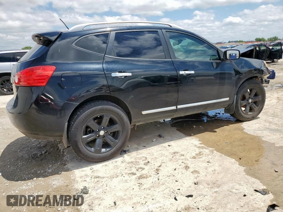 2011 Nissan Rogue SV z VIN JN8AS5MT6BW164860, wystawiony jako Copart lot #56152255 z przebiegiem 163 967 mil mil oraz Szkoda całkowita • Salvage title. Historia ofert i sprzedaży dostępna na DreamBid. Obrazek 3.