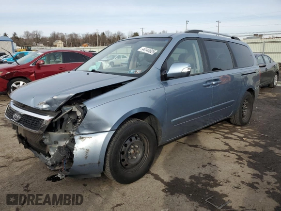 2012 Kia Sedona LX with VIN KNDMG4C76C6445518, listed as a Copart auction lot 44144625 with 109,263 mi miles and Salvage Title. Bid and sale history available at carsss.com. Image 1.