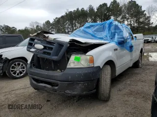 2006 Ford F-150 XL with VIN 1FTPX12V36KD14067, listed as a Copart auction lot 87947545 with 216,700 mi miles and Salvage Title. Bid and sale history available at carsss.com. Image 1.