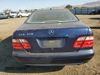 2000 Mercedes-Benz CLK 320/430 with VIN WDBLJ65G4YF161087, listed as a Copart auction lot 73549254 with 236,864 mi miles and Salvage Title. Bid and sale history available at DreamBid. Image 6.