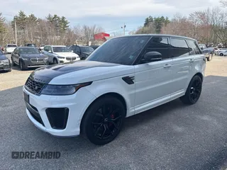 2018 Land Rover Range Rover Sport SVR with VIN SALWZ2SE7JA198973, listed as a IAAI auction lot 42021665 with 68,909 mi miles. Bid and sale history available at carsss.com. Image 2.