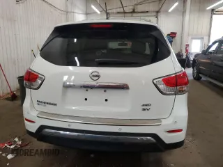 2015 Nissan Pathfinder SV z VIN 5N1AR2MM5FC695632, wystawiony jako Copart lot #53789225 z przebiegiem 145 391 mil mil oraz Szkoda całkowita • Salvage title. Historia ofert i sprzedaży dostępna na DreamBid. Obrazek 6.