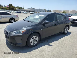 2019 Hyundai Ioniq Blue with VIN KMHC65LC3KU179687, listed as a Copart auction lot 61106075 with 80,015 mi miles and Salvage title. Bid and sale history available at DreamBid. Image 1.