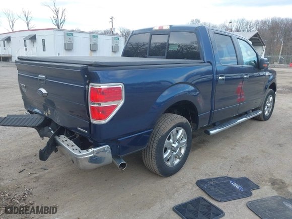 2013 Ford F-150 XL with VIN 1FTFW1CF7DFD64689, listed as a IAAI auction lot 41875958 with 174,366 mi miles. Bid and sale history available at carsss.com. Image 4.