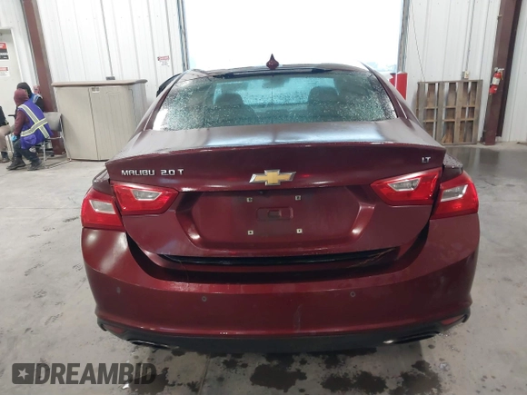 2016 Chevrolet Malibu LT with VIN 1G1ZF5SX3GF310107, listed as a IAAI auction lot 41716603 with 203,249 mi miles and . Bid and sale history available at DreamBid. Image 16.