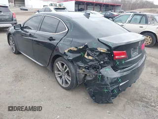 2020 Acura TLX w/Technology Pkg with VIN 19UUB2F43LA003332, listed as a IAAI auction lot 41630479 with 56,237 mi miles. Bid and sale history available at carsss.com. Image 3.