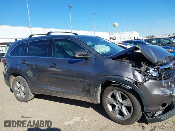 2015 Toyota Highlander Limited with VIN 5TDYKRFH0FS067881, listed as a IAAI auction lot 41272012 with 94,423 mi miles and . Bid and sale history available at DreamBid. Image 13.