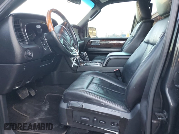 2015 Lincoln Navigator with VIN 5LMJJ2HT7FEJ08535, listed as a Copart auction lot 48005555 with 115,929 mi miles and Salvage title. Bid and sale history available at DreamBid. Image 7.