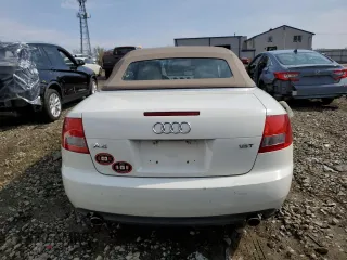 2005 Audi A4 1.8T with VIN WAUAC48H85K009616, listed as a Copart auction lot 53157905 with 214,508 mi miles and Salvage Title. Bid and sale history available at carsss.com. Image 6.