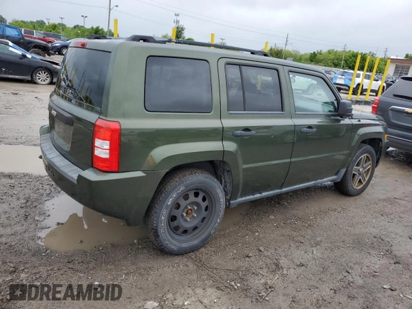 2009 Jeep Patriot Sport z VIN 1J4FF28B39D249631, wystawiony jako Copart lot #55471465 z przebiegiem 130 667 mil mil oraz Czysty tytuł • Clean title. Historia ofert i sprzedaży dostępna na DreamBid. Obrazek 3.