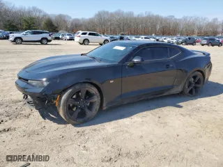 2017 Chevrolet Camaro 2LT with VIN 1G1FD1RX4H0191950, listed as a Copart auction lot 46612155 with 118,599 mi miles and Salvage Title. Bid and sale history available at carsss.com. Image 1.