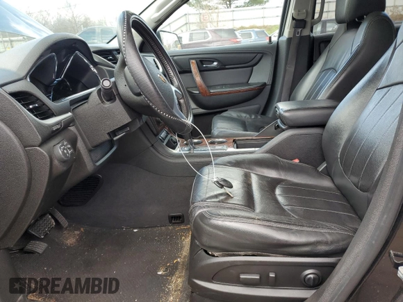 2014 Chevrolet Traverse LTZ with VIN 1GNKRJKD9EJ330796, listed as a Copart auction lot 82094684 with 113,728 mi miles and Clean Title. Bid and sale history available at DreamBid. Image 7.