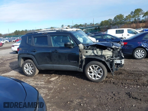 2017 Jeep Renegade Latitude with VIN ZACCJBBB9HPE91033, listed as a IAAI auction lot 41796937 with 87,760 mi miles and . Bid and sale history available at DreamBid. Image 14.
