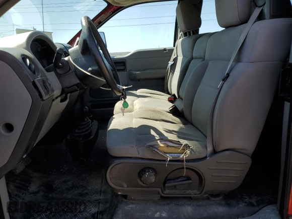 2006 Ford F-150 STX with VIN 1FTRX14W26NB57595, listed as a Copart auction lot 51207795 with 283,858 mi miles and Salvage title. Bid and sale history available at DreamBid. Image 7.
