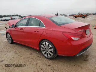 2018 Mercedes-Benz CLA with VIN WDDSJ4EB6JN603407, listed as a Copart auction lot 39132093 with 0 mi miles. Bid and sale history available at carsss.com. Image 2.