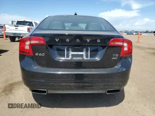 2016 Volvo S60 T5 Premier with VIN YV1612TKXG2402195, listed as a Copart auction lot 60140015 with 105,540 mi miles and Salvage title. Bid and sale history available at DreamBid. Image 6.