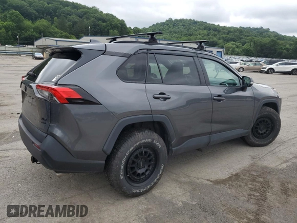 2021 Toyota RAV4 XLE Premium with VIN 2T3A1RFV2MC162689, listed as a Copart auction lot 63643255 with 24,735 mi miles and Salvage title. Bid and sale history available at DreamBid. Image 3.