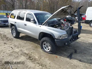 2003 Dodge Durango Sport with VIN 1D4HS38N93F580870, listed as a IAAI auction lot 41100609 with 261,174 mi miles and . Bid and sale history available at DreamBid. Image 1.
