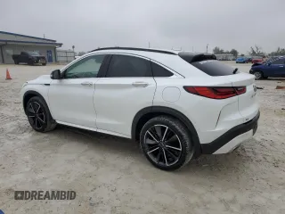 2023 Infiniti QX55 Essential z VIN 3PCAJ5KR6PF116065, wystawiony jako Copart lot #89245465 z przebiegiem 12 613 mil mil oraz Szkoda całkowita • Salvage title. Historia ofert i sprzedaży dostępna na DreamBid. Obrazek 2.