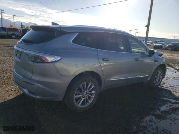 2024 Buick Enclave Avenir with VIN 5GAERDKW0RJ119504, listed as a Copart auction lot 75682724 with 1,828 mi miles and Salvage Title. Bid and sale history available at carsss.com. Image 3.