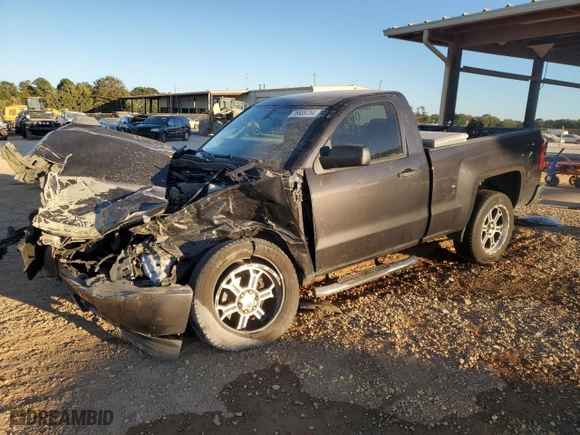 2015 Chevrolet Silverado 1500 Work Truck with VIN 1GCNCPEH0FZ302445, listed as a Copart auction lot 76939754 with 0 mi miles and Salvage Title. Bid and sale history available at carsss.com. Image 1.