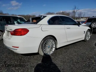2014 BMW 4 Series 428i xDrive with VIN WBA3T1C54EPS98016, listed as a Copart auction lot 43812335 with 57,634 mi miles and Salvage Title. Bid and sale history available at carsss.com. Image 3.