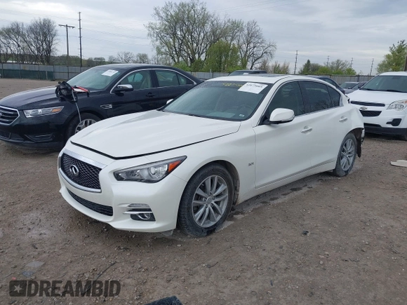 2016 Infiniti Q50 with VIN JN1EV7AR4GM345339, listed as a IAAI auction lot 42075005 with 95,208 mi miles and . Bid and sale history available at DreamBid. Image 18.