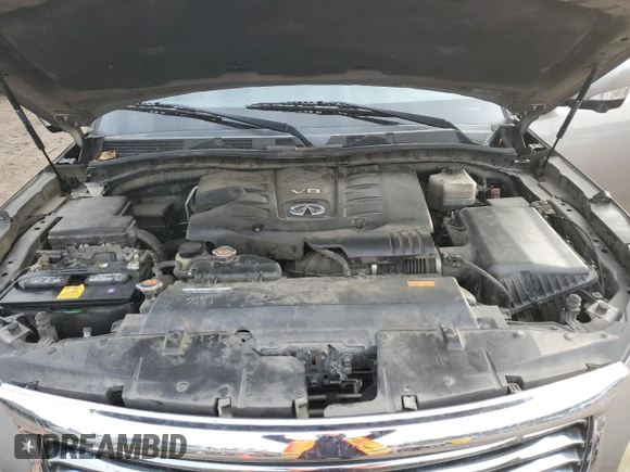 2013 Infiniti QX56 with VIN JN8AZ2NF1D9550722, listed as a Copart auction lot 42160175 with 243,578 mi miles and Salvage title. Bid and sale history available at DreamBid. Image 12.