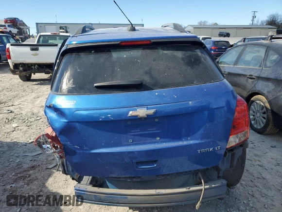 2015 Chevrolet Trax LT with VIN KL7CJLSB4FB177946, listed as a Copart auction lot 46938495 with 136,114 mi miles and Salvage Title. Bid and sale history available at carsss.com. Image 6.