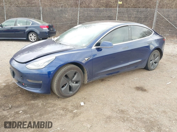 2018 Tesla Model 3 Long Range Battery with VIN 5YJ3E1EB2JF056166, listed as a IAAI auction lot 41847972 with 126,126 mi miles and . Bid and sale history available at DreamBid. Image 18.