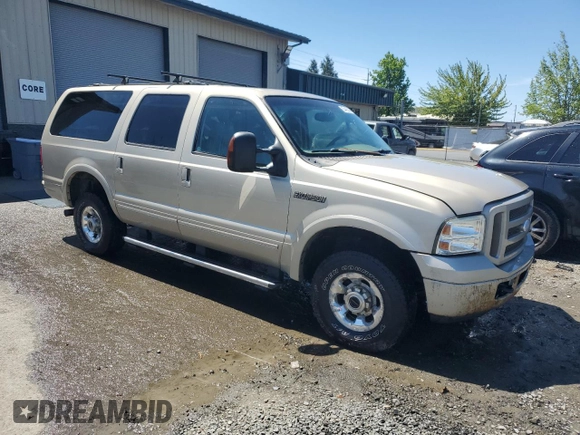 2005 Ford Excursion Limited with VIN 1FMSU43P55EC43337, listed as a Copart auction lot 55486245 with 213,302 mi miles and Clean Title. Bid and sale history available at DreamBid. Image 4.