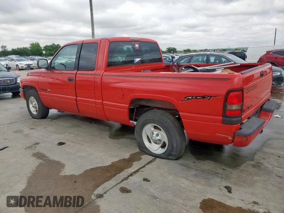 1998 Dodge 1500 with VIN 1B7HC13Y2WJ171868, listed as a Copart auction lot 55845325 with 170,017 mi miles and Clean Title. Bid and sale history available at DreamBid. Image 2.