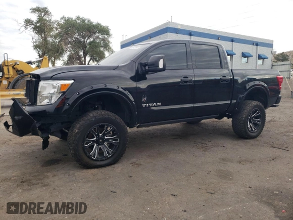 2022 Nissan Titan SV with VIN 1N6AA1ED2NN103267, listed as a Copart auction lot 68942064 with 55,119 mi miles and Salvage title. Bid and sale history available at DreamBid. Image 1.