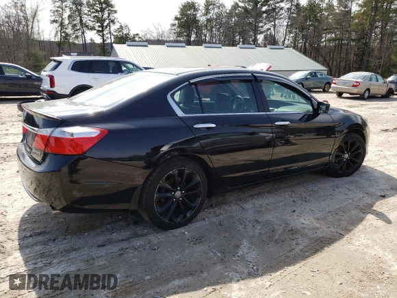 2014 Honda Accord Sport with VIN 1HGCR2F5XEA058802, listed as a Copart auction lot 48528275 with Not Provided miles and Clean Title. Bid and sale history available at carsss.com. Image 3.