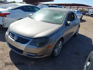 2009 Volkswagen Eos Lux with VIN WVWFA71FX9V024731, listed as a IAAI auction lot 42047754 with 112,942 mi miles and . Bid and sale history available at DreamBid. Image 2.