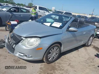 2009 Volkswagen Eos Komfort with VIN WVWBA71F39V020521, listed as a IAAI auction lot 42004648 with 50,885 mi miles and . Bid and sale history available at DreamBid. Image 2.