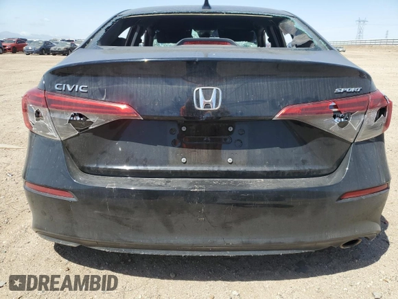 2023 Honda Civic Sport z VIN 2HGFE2F53PH558023, wystawiony jako Copart lot #54541695 z przebiegiem Nie podano mil oraz Szkoda całkowita • Salvage title. Historia ofert i sprzedaży dostępna na DreamBid. Obrazek 6.