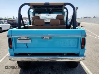 1969 Ford Bronco with VIN U15GLE92472, listed as a Copart auction lot 55164735 with 1,521 mi miles and Salvage title. Bid and sale history available at DreamBid. Image 6.
