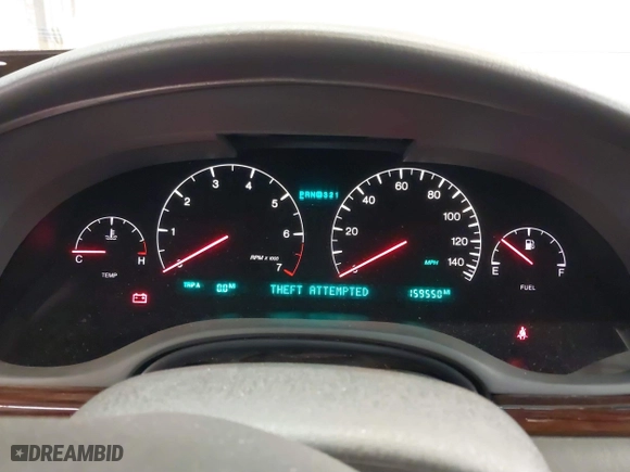 2003 Cadillac Seville Luxury SLS with VIN 1G6KS54Y93U200813, listed as a IAAI auction lot 41544661 with 159,550 mi miles. Bid and sale history available at carsss.com. Image 7.