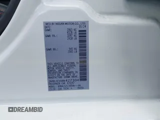 2024 Nissan Altima SR z VIN 1N4BL4CVXRN427304, wystawiony jako IAAI lot #42194928 z przebiegiem 10 679 mil mil oraz . Historia ofert i sprzedaży dostępna na DreamBid. Obrazek 9.
