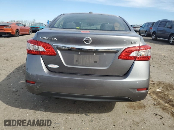 2015 Nissan Sentra SV with VIN 3N1AB7AP7FY343487, listed as a Copart auction lot 48454295 with 69,990 mi miles and Salvage Title. Bid and sale history available at carsss.com. Image 6.
