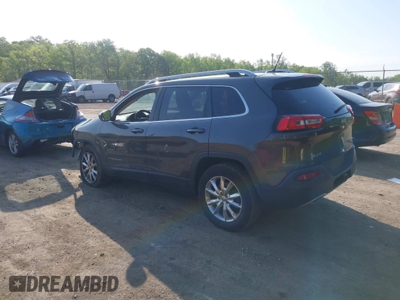 2015 Jeep Cherokee Limited with VIN 1C4PJMDB4FW610956, listed as a IAAI auction lot 42167270 with 118,219 mi miles and . Bid and sale history available at DreamBid. Image 3.
