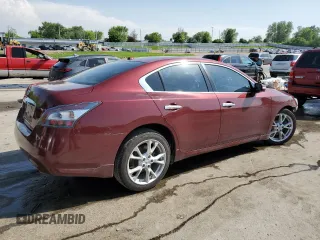 2013 Nissan Maxima SV with VIN 1N4AA5AP3DC826703, listed as a Copart auction lot 57340645 with 152,937 mi miles and Salvage title. Bid and sale history available at DreamBid. Image 3.