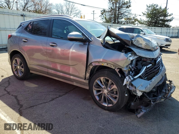 2023 Buick Encore GX Select with VIN KL4MMESL2PB086978, listed as a Copart auction lot 49974395 with 14,454 mi miles and Salvage title. Bid and sale history available at DreamBid. Image 4.