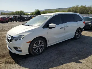 2019 Honda Odyssey Elite z VIN 5FNRL6H95KB041703, wystawiony jako Copart lot #63347465 z przebiegiem 77 829 mil mil oraz Szkoda całkowita • Salvage title. Historia ofert i sprzedaży dostępna na DreamBid. Obrazek 1.