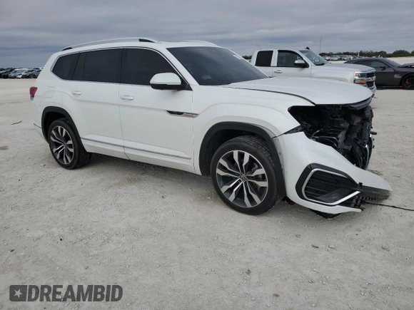 2023 Volkswagen Atlas SEL Premium R-Line z VIN 1V2FR2CA0PC513322, wystawiony jako Copart lot #41394145 z przebiegiem 16 693 mil mil oraz Szkoda całkowita • Salvage title. Historia ofert i sprzedaży dostępna na DreamBid. Obrazek 4.