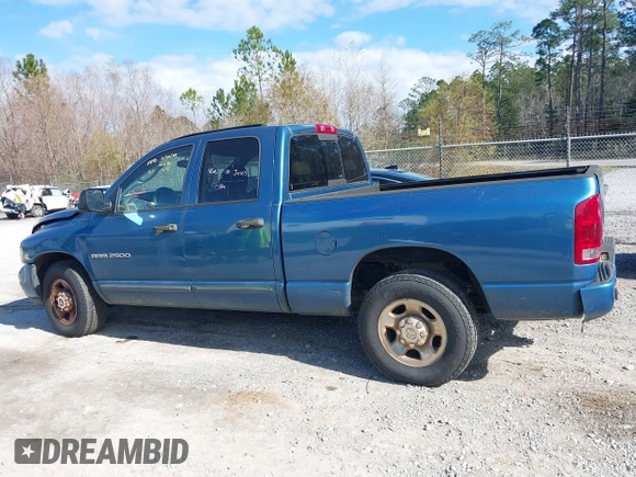 2004 Dodge Ram 2500 SLT with VIN 3D7KA28C64G108419, listed as a IAAI auction lot 41369170 with 286,029 mi miles. Bid and sale history available at carsss.com. Image 15.