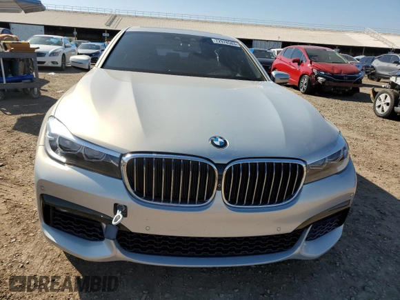 2017 BMW 7 Series 740i xDrive with VIN WBA7E4C55HGU99568, listed as a Copart auction lot 72978583 with 78,989 mi miles. Bid and sale history available at carsss.com. Image 5.