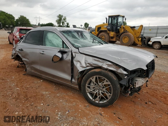 2023 Genesis GV70 2.5T with VIN KMUMADTB9PU091448, listed as a Copart auction lot 54737855 with Not provided miles and Salvage title. Bid and sale history available at DreamBid. Image 4.