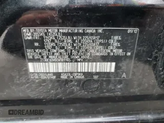 2012 Toyota RAV4 Limited with VIN 2T3DF4DV6CW181165, listed as a Copart auction lot 50892065 with 0 mi miles and Salvage Title. Bid and sale history available at carsss.com. Image 14.